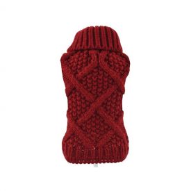 Thick Knitted Red Sweater
