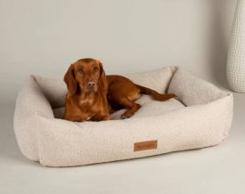 Scruffs - Boucle Ivory Box Bed