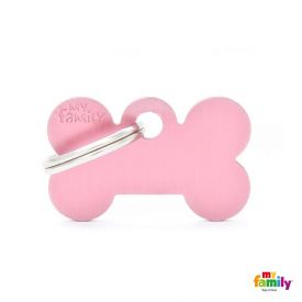 Myfamily Pink Bone Nametag