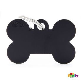 Myfamily Black Bone Nametag