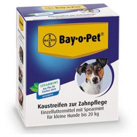 Bay-o-pet Dental Chewing Strips With Spearmint For Dogs Under 20kg