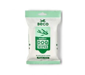 Beco Pets Unscented Travel Wipes