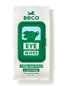 Beco Unscented Eye Wipes for Dogs 