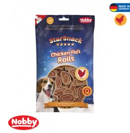 Nobby Starsnack Chicken Fish Rolls 113g