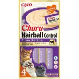 Inaba Churu Hairball Control Tuna Recipe Creamy Treat
