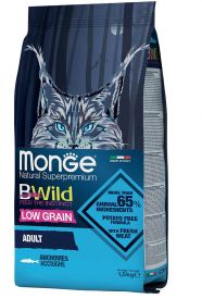 Monge Bwild Low Grain With Anchovies For Adult Cat 
