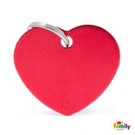 image of Myfamily Red Heart Nametag