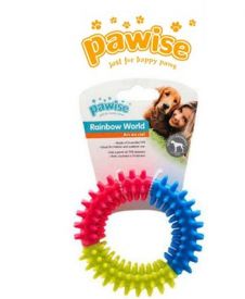 Pawise Rainbow World Dog Toy 13cm