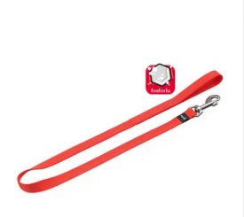 Karlie Leash In Nylon Sportiv Plus Reflex Orange 15mm 100cm