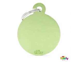 Myfamily Green Circle Nametag