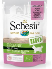 image of Schesir Bio Dog Pouch Pate
