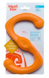 West Paw Orange Bumi Plastic Tug Toy Large