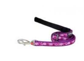 Red Dingo Dog Lead Breezy Love Purple