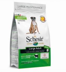 image of Schesir Dog Adult Large Breed Lamb 