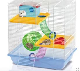 Imac Cage For Hamster  White Or Sky Blue 
