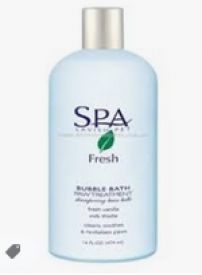 image of Tropiclean Bubble Bath For Dogs & Cats Spa Treatment 473ml