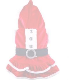 image of Clothes Santa Female Dog Small
