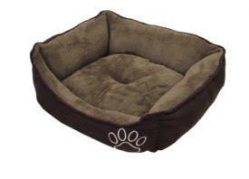 Nobby Comfort Bed Square Classic Mero Brown L X W X H 77 X 61 X 19 Cm