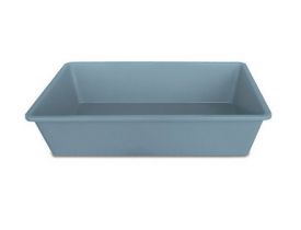 Cat Litter Tray Steel Blue 50x35x12