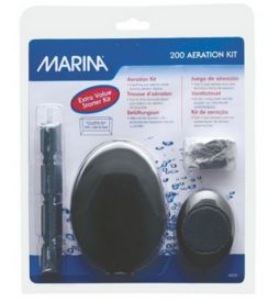 Hagen Marina 200 Aeration Kit Fish Tank Air Pump Airstone Check Valve