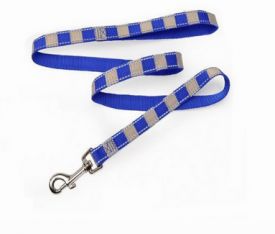 image of Camon Blue Leash With Stripes