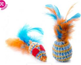 Jk Animals Ball&mouse With Feathers