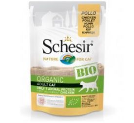 Schesir Cat Pouch Bio- Chicken 