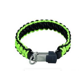 Sprenger Collar In Nylon With Click Lock Neon Yellow