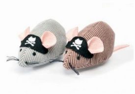Camon Striped Play Mouse 10cm