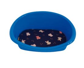 image of Georplast Puppy Kitten Bed With Cushion