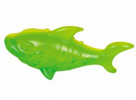 image of Nobby Tpr-foam Shark Green/yellow 18.5cm