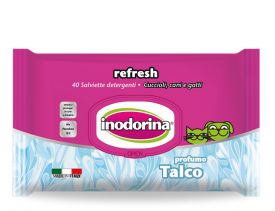 Inodorina Pet Wipes Talc Perfumed 40 Pcs