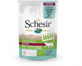 Schesir Kitten Chicken Bio Cat In Pate In Pouch