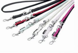 Karlie Leash In Leather Plus Light Blue Paris 14mm,200cm