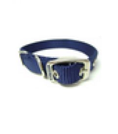 Hamilton Single Thick Nylon Deluxe Dog Collar, Navy