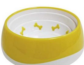 Croci Bowl Tpr Bone Yellow 550ml