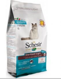 Schesir Sterilized And Light Cat Dry Food With Fish