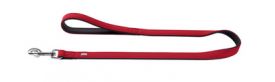 Hunter Leash Leather Softie Red/black 15x110cm