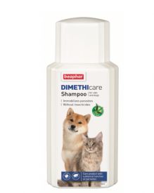 image of Beaphar Dimethicare Anti Flea & Tick Shampoo Dog & Cat 200ml