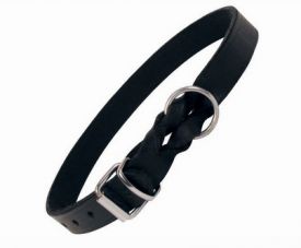 image of Sprenger Paracord Collar In Nylon With Click Lock Space/lagoon 30cm