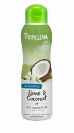 Tropiclean Lime Coconut Shampoo Reduces Shedding Cleans Coat For Dog