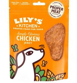 image of Lily's Kitchen Simply Glorious Chicken Jerky Dog Treats 70g