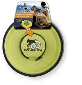 All For Paws Outdoor Fetch Frisbee Orange&green