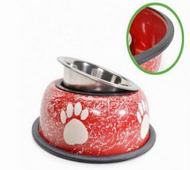 Camon Red Steel Trough With Legs