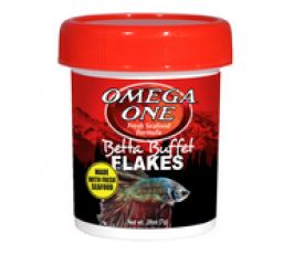 image of Omega One Betta Buffet Flakes 0.28oz