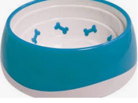 Croci Bowl Tpr Bone Blue 550ml