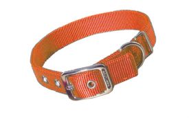 Hamilton Nylon Deluxe Dog Collar Mango