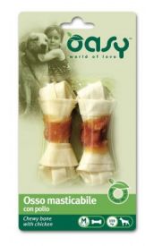 image of Oasy Chewy Bone With Chicken -m- (2 Pcs)