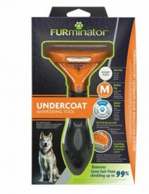 image of Furminator Undercoat Brush For Dogs Short Hair Medium