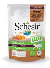 Schesir Bio Cat Sterilized Chicken Pork And Pumpkin